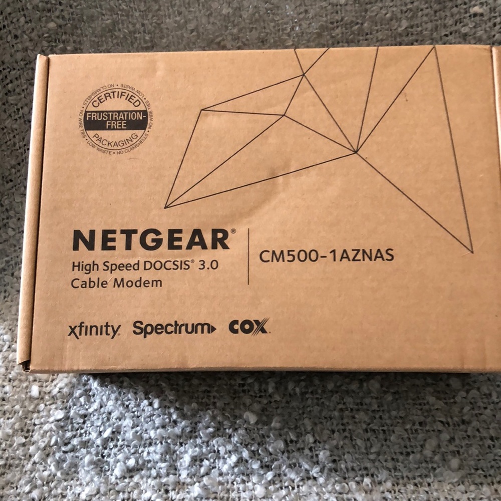 Netgear high speed DOCSIS 3.0 cable modem cm500-1AZNAS
